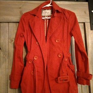 Darlin red jean jacket